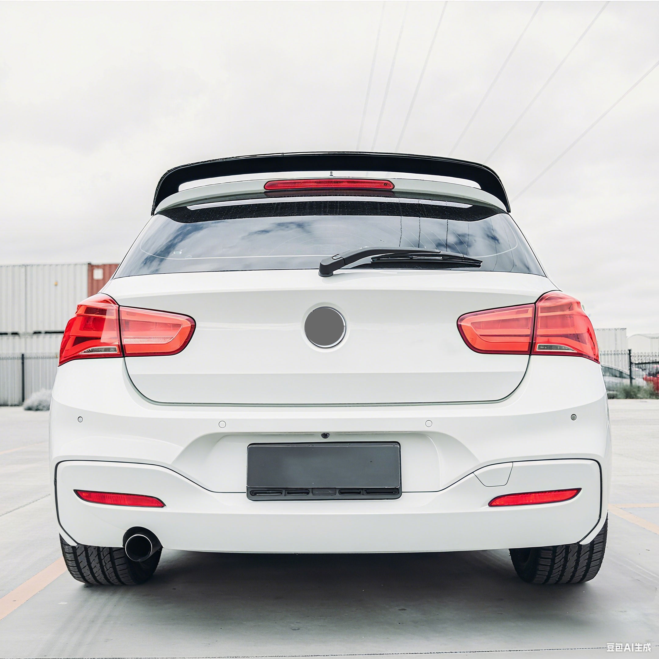 Performance Style Gloss Black Trunk Spoiler for BMW 1 Series F20/F21 LCI M Sport (2015-2019)