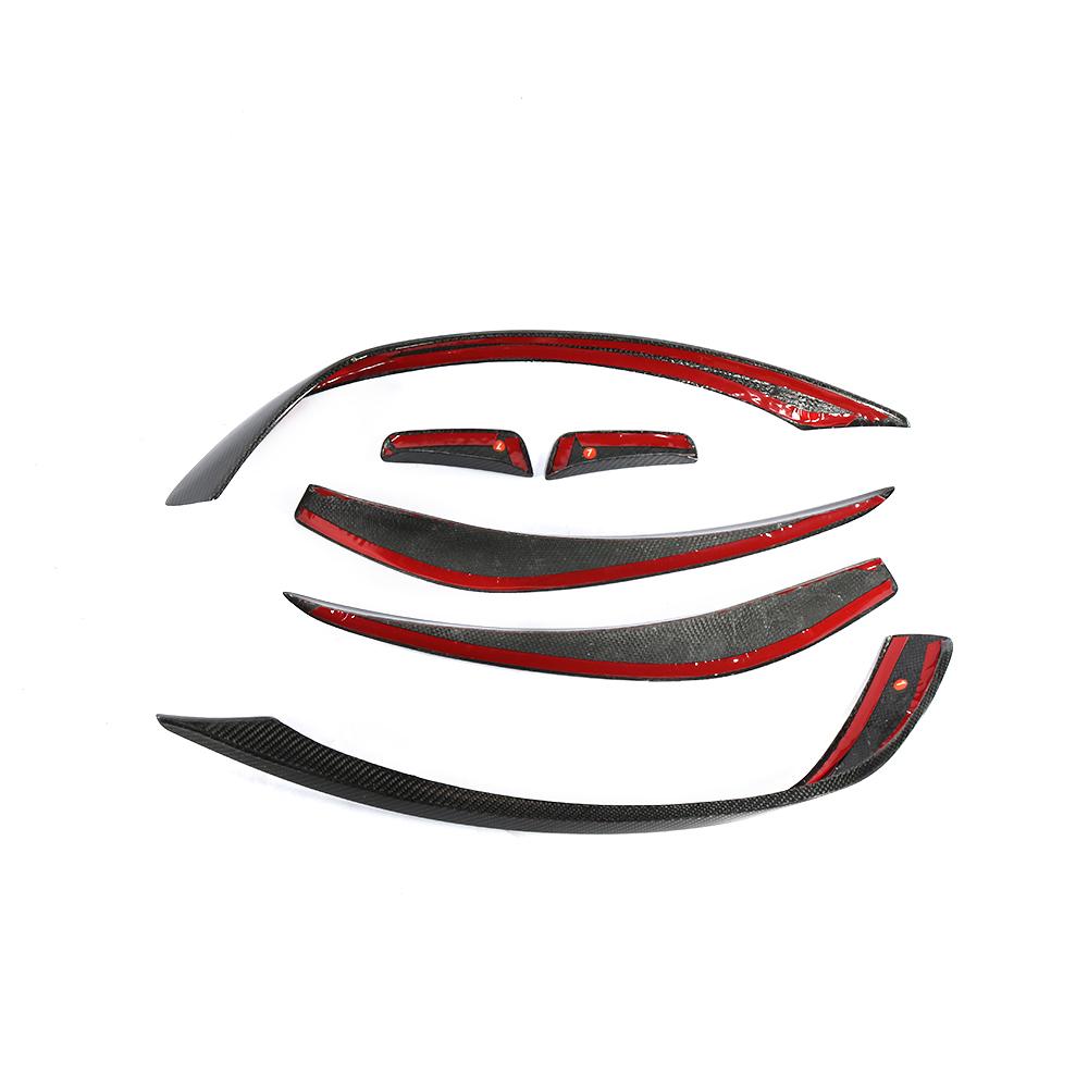 ST Style Carbon Fiber Front Canards for Mercedes Benz A-Class W176 Sport/A45 AMG Pre-Facelift (2012-2015)