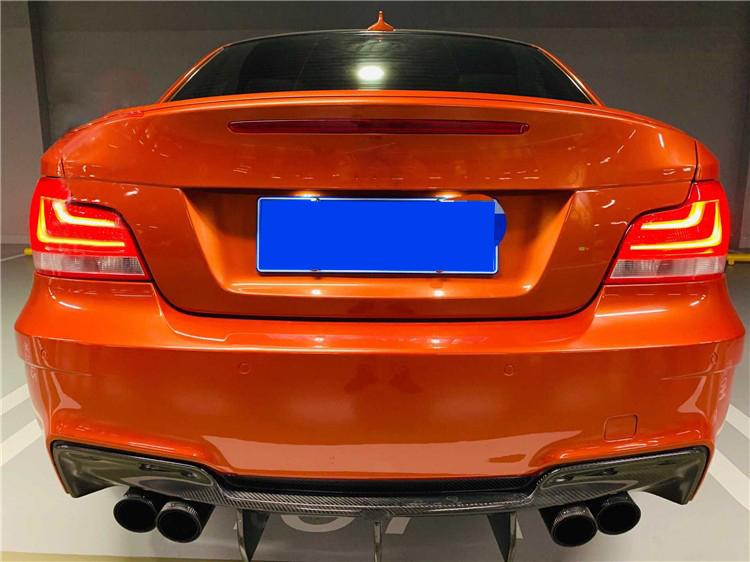 ST Style Carbon Fiber Rear Diffuser for BMW 1 Series E82 (2007-2013)