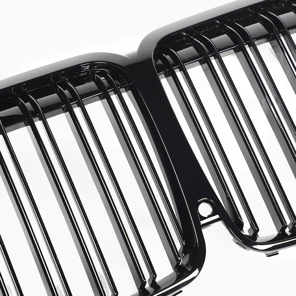 Dual Slat Gloss Black Front Grille for BMW X7 G07 Pre-LCI (2019-2023)