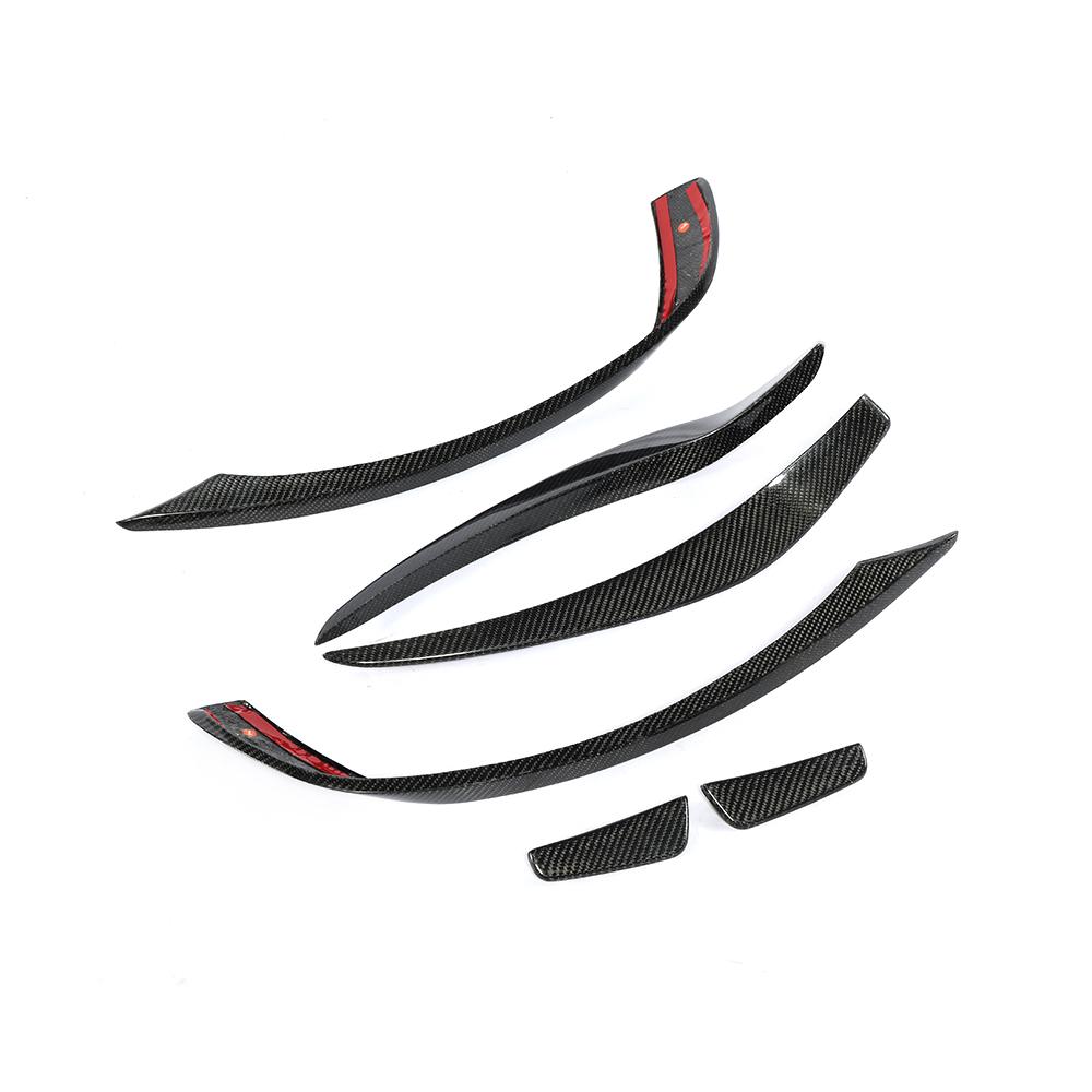 ST Style Carbon Fiber Front Canards for Mercedes Benz A-Class W176 Sport/A45 AMG Pre-Facelift (2012-2015)
