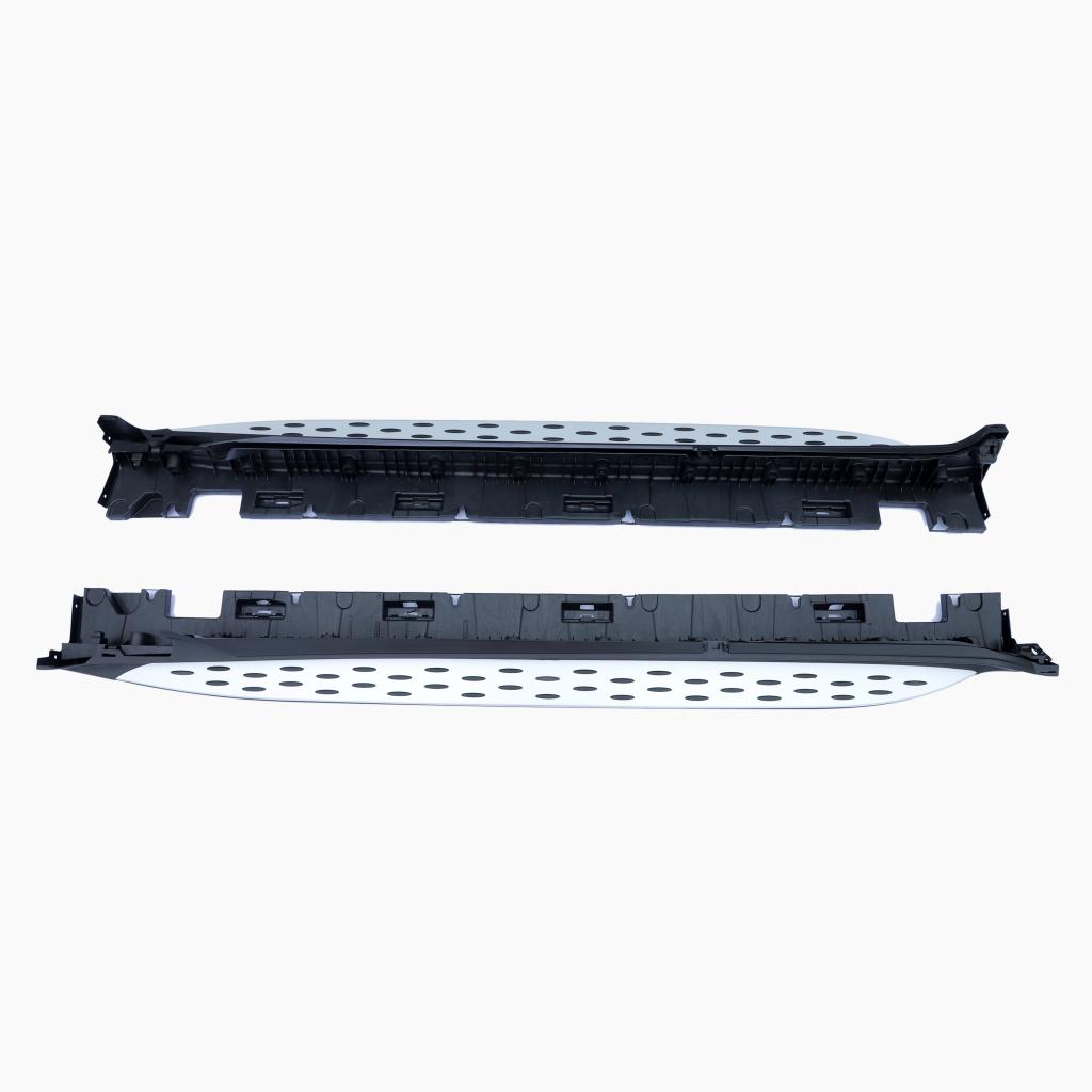 Mercedes Benz GLC Class PP Side Step Running Board - front view