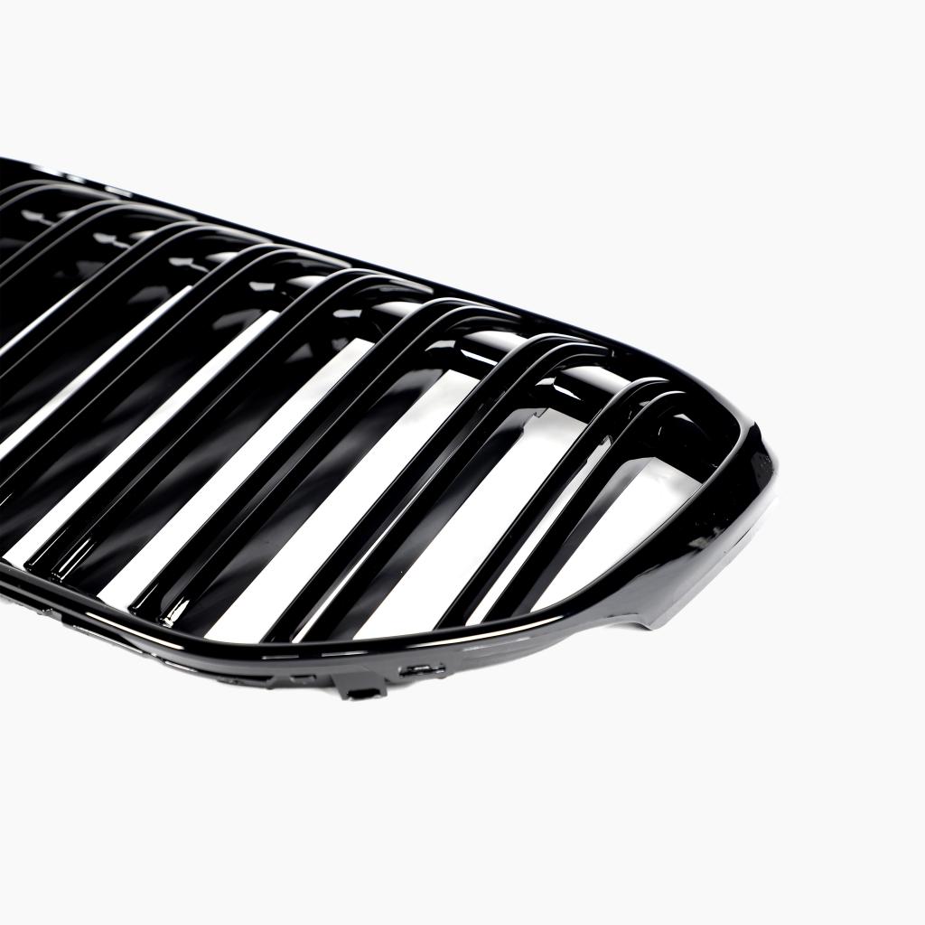 Dual Slat Gloss Black Front Grille for BMW 7 Series G11 LCI (2019–2022)
