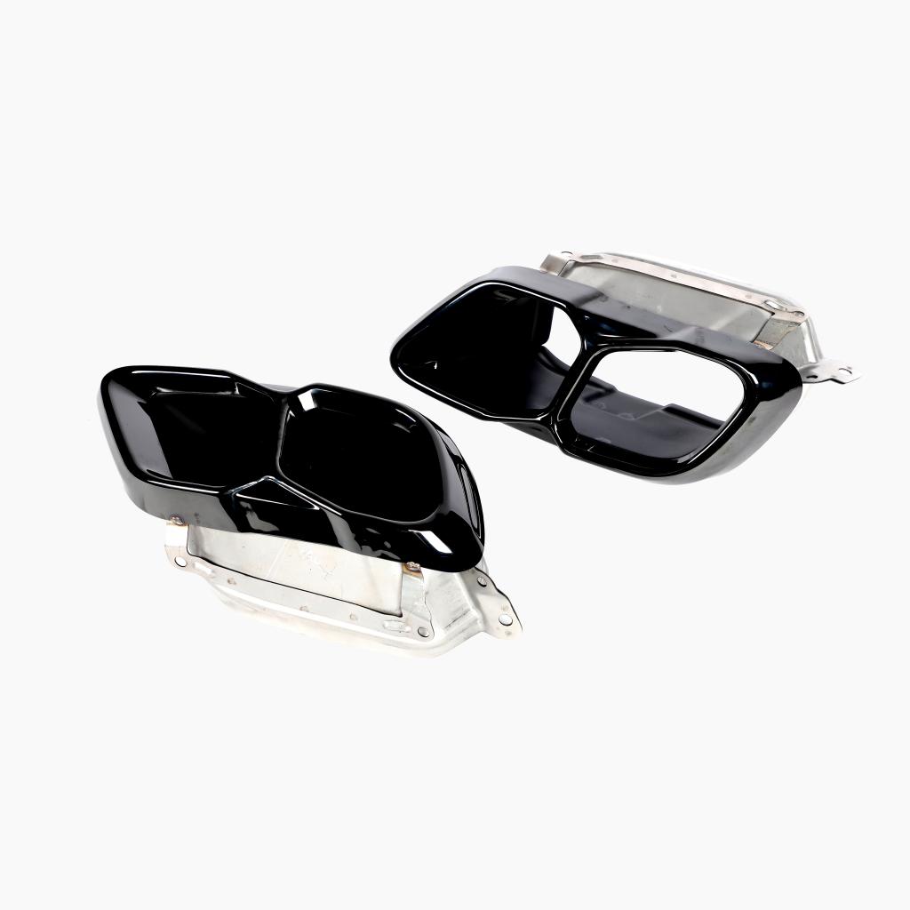 Gloss Black Exhaust Tips for BMW X5 G05/X7 G07 Pre-LCI (2019-2023)