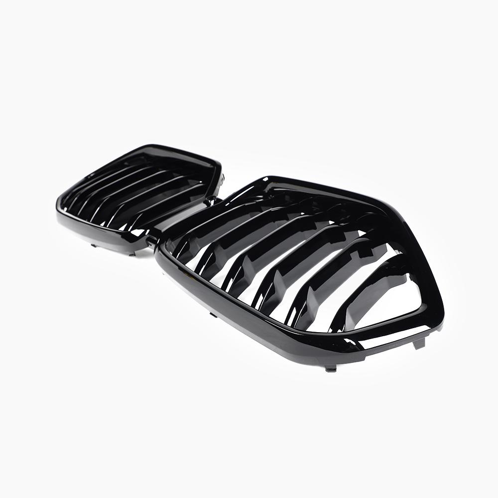 Single Slat Gloss Black Front Grille for BMW X6 G06 Pre-LCI (2019-2023)