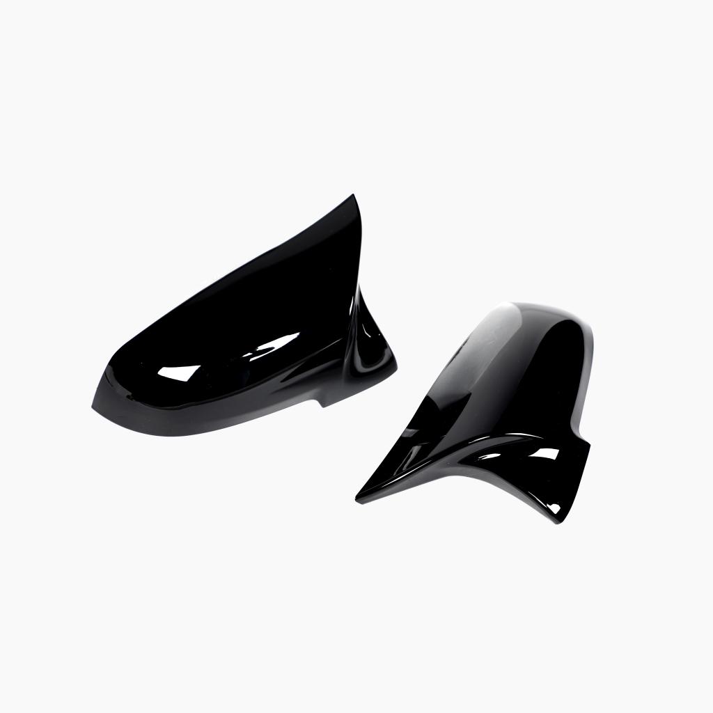 M Style Gloss Black Mirror Caps for BMW 5 Series F10 LCI (2014-2017)