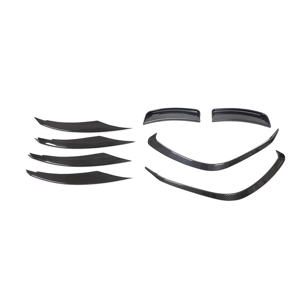 ST Style Carbon Fiber Fog Light Cover for Mercedes Benz A-Class W177 Sport Pre-Facelift Sedan (2018-2022)