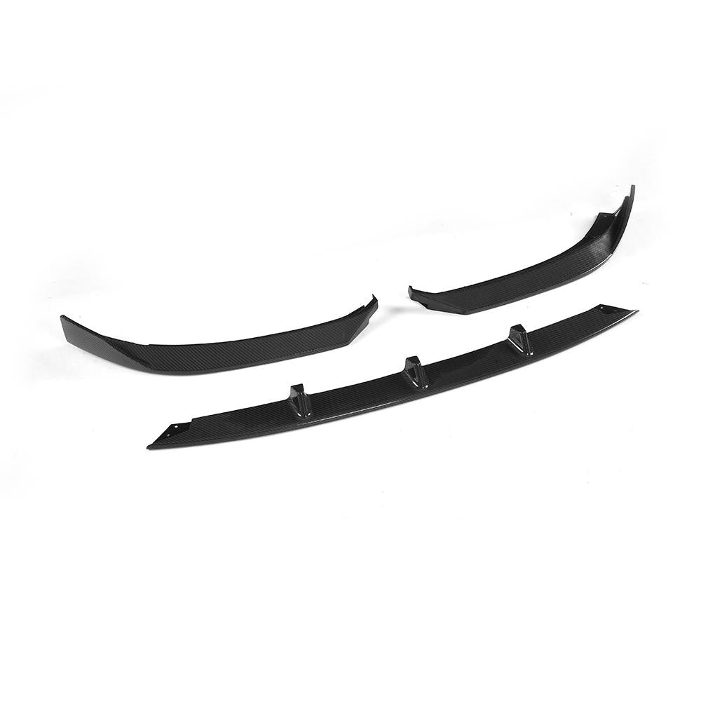 ST Style Carbon Fiber Front Lip for Audi A3/S3 8.5V LCI Base (2017–2020)