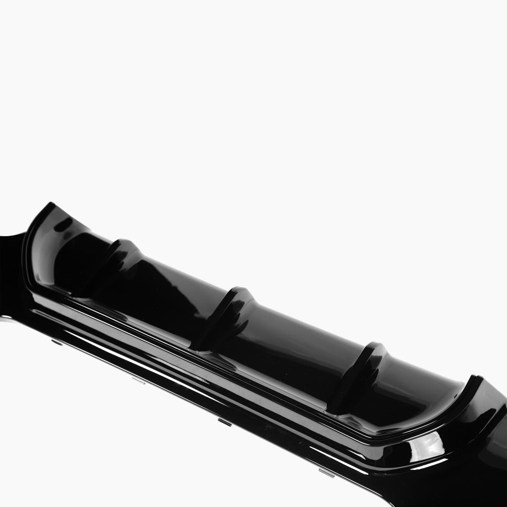 Performance Style Gloss Black Rear Diffuser (Dual Exit) for BMW 1 Series F20/F21 LCI Hatchback M Sport (2015–2019)