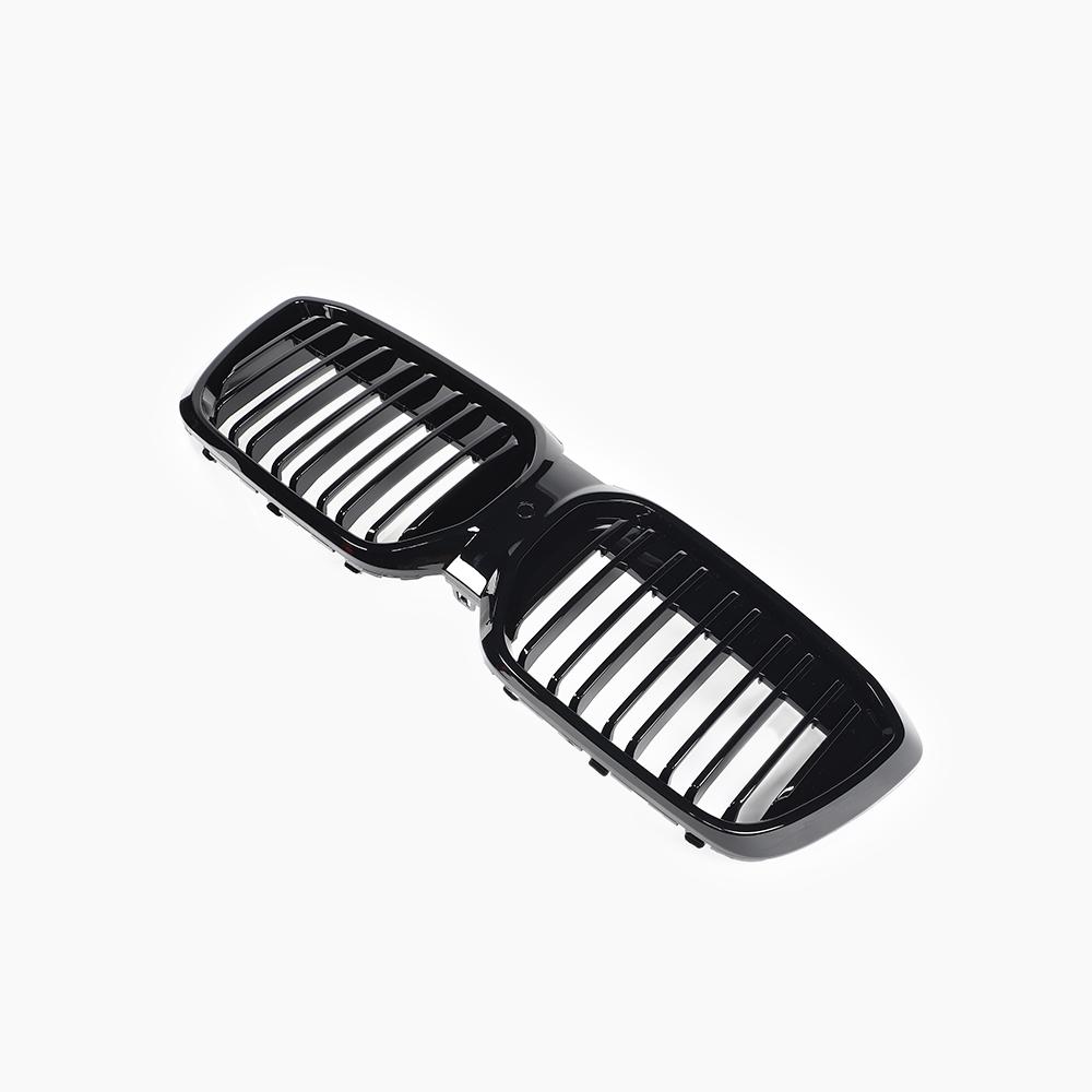 Dual Slat Gloss Black Front Grille for BMW IX3 (2020+)