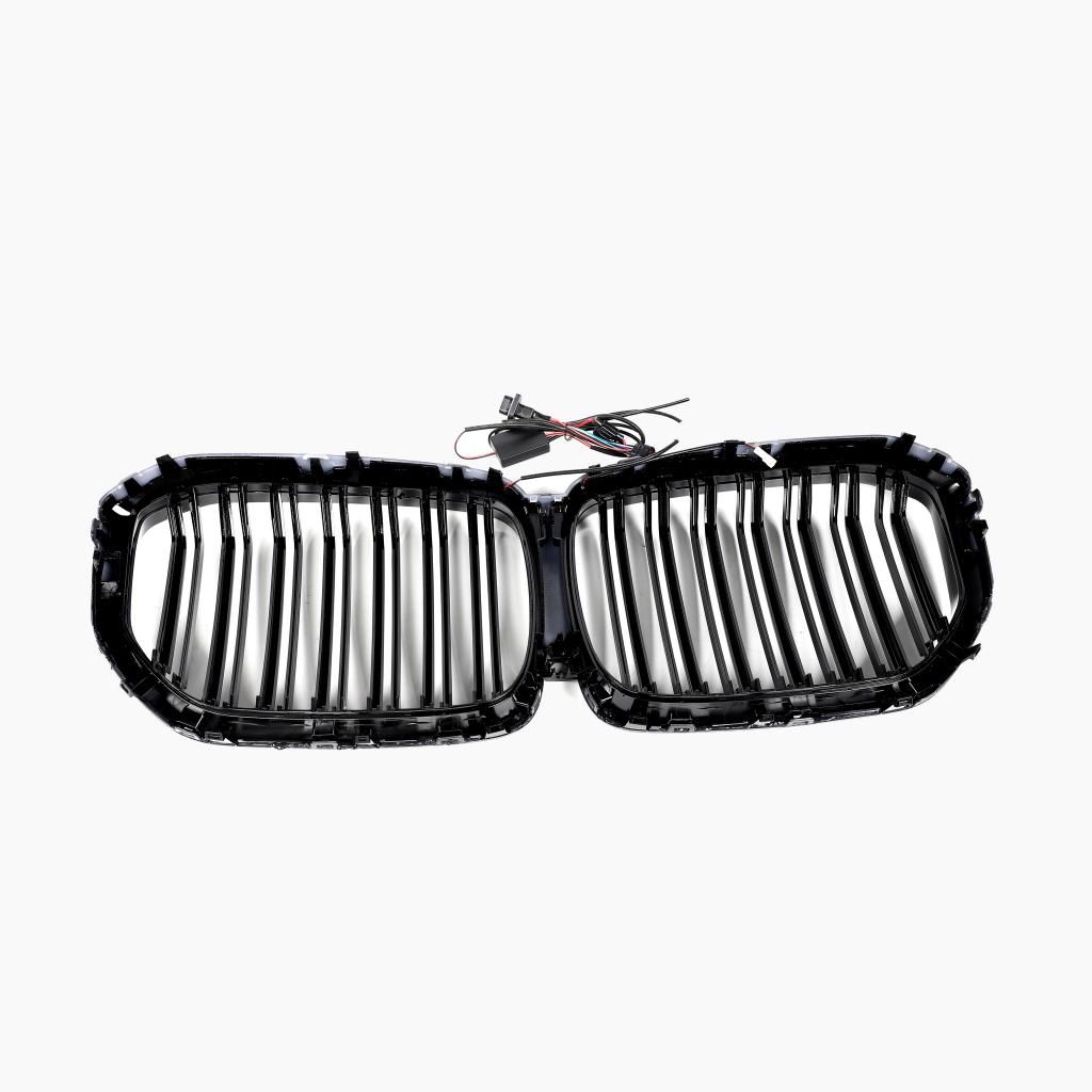 Dual Slat Gloss Black LED Front Grille for BMW X5 G05 Pre-LCI (2019-2023)