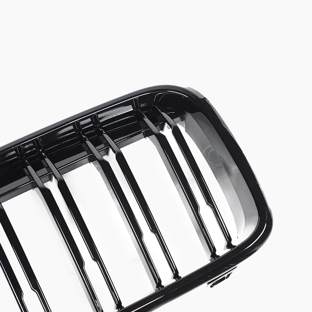 Dual Slat Gloss Black Front Grille for BMW X2 F39 (2018–2023)