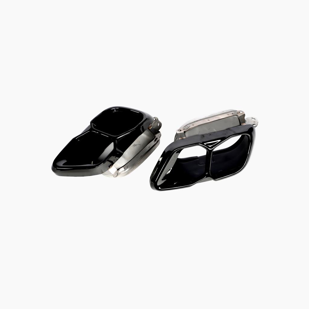 Gloss Black Exhaust Tips for BMW X5 G05/X7 G07 Pre-LCI (2019-2023)