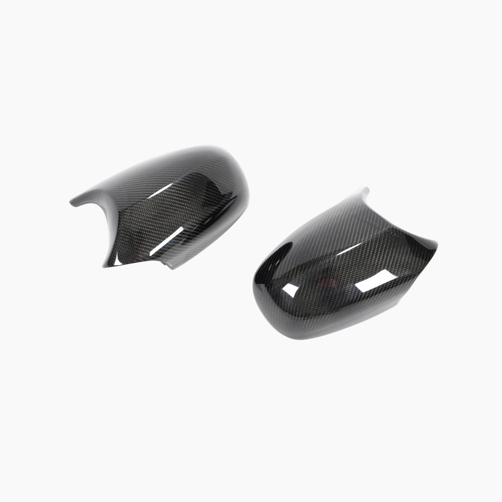 ST Style Carbon Fiber Mirror Cover Caps For BMW 3 Series E90/E91 LCI (2008-2012)