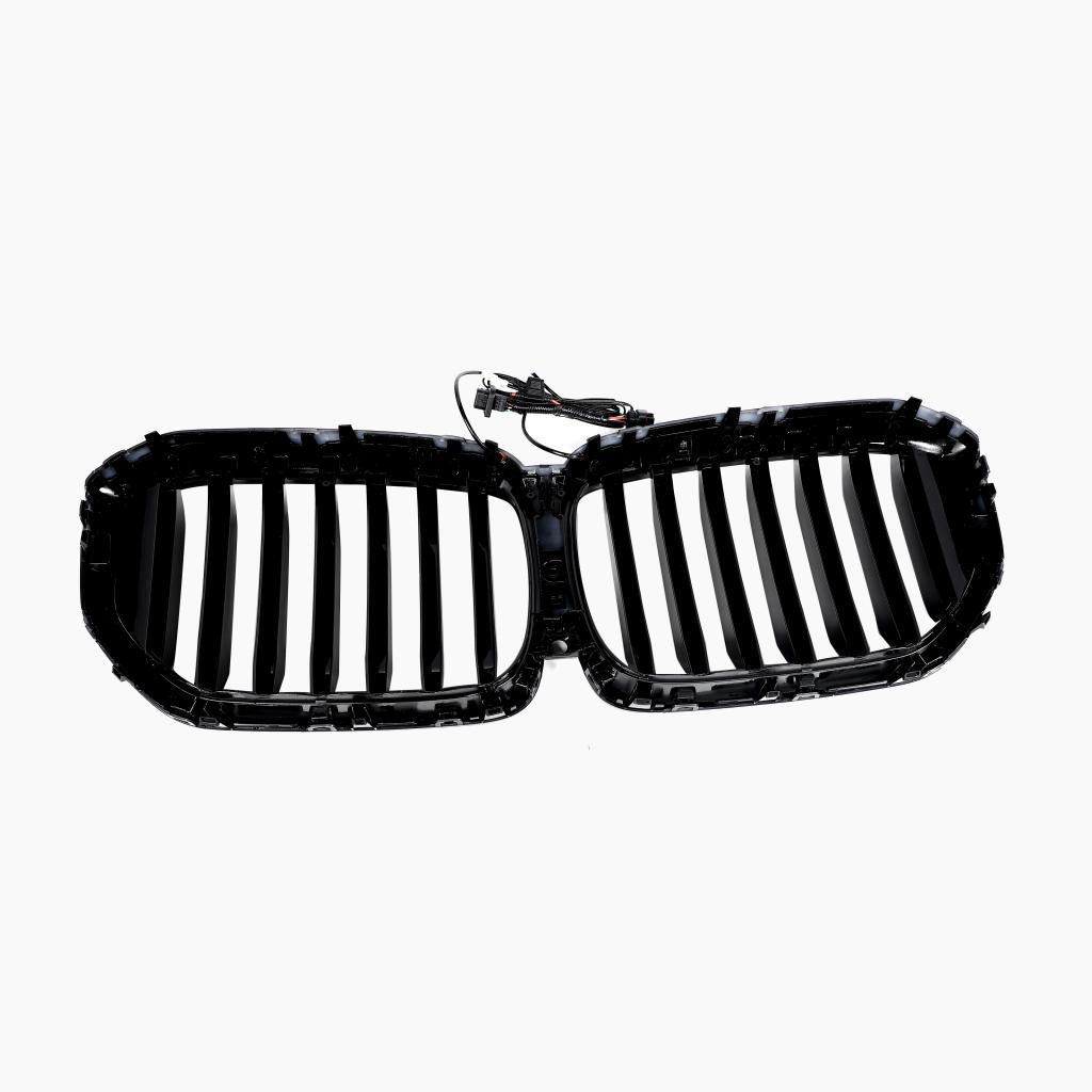 Dual Slat Gloss Black LED Front Grille for BMW X5 G05 LCI (2023+)