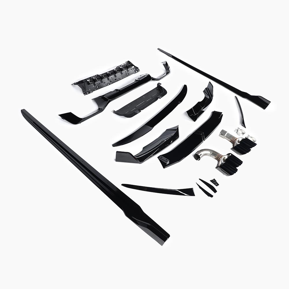 Gloss Black Aero Kit for BMW X4 G02 LCI M Sport (2021+)