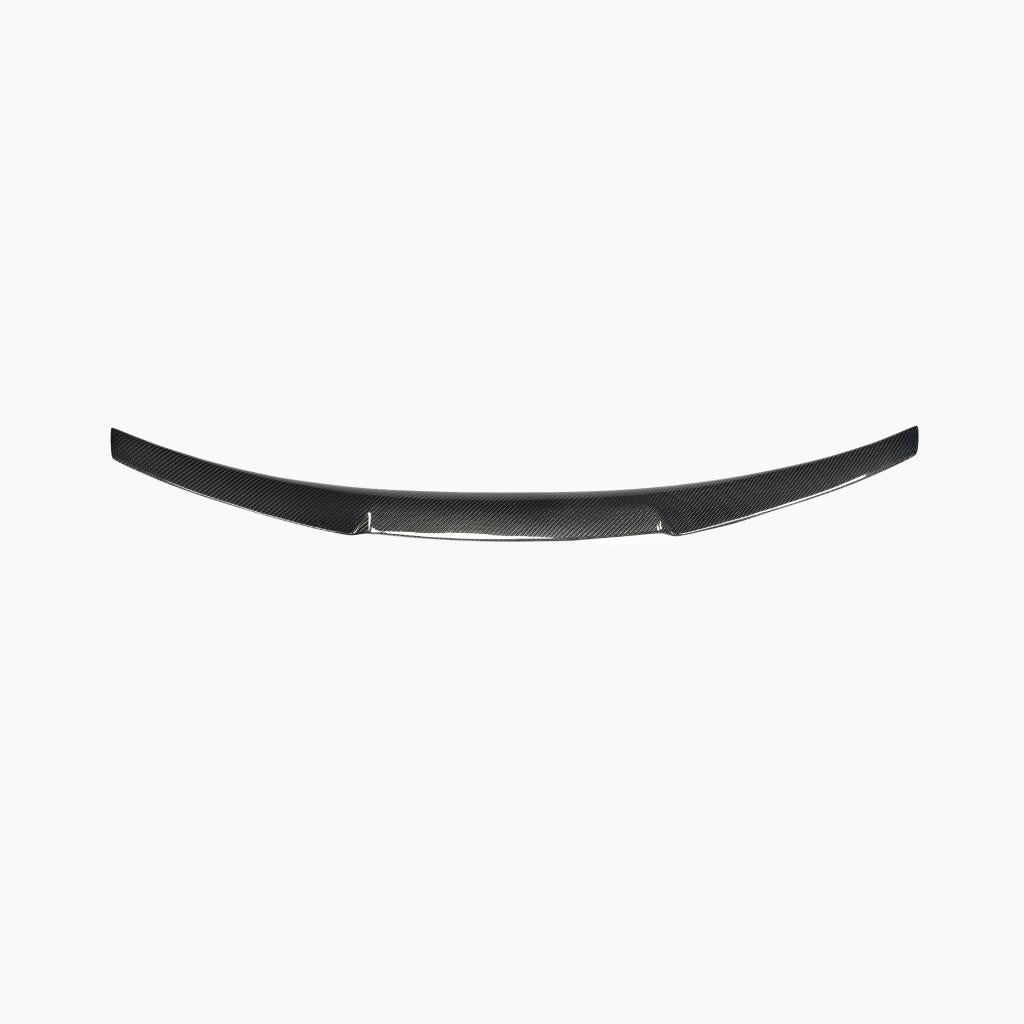 Audi A3/S3/RS3 8Y M4 Style Carbon Fiber Trunk Spoiler - front view