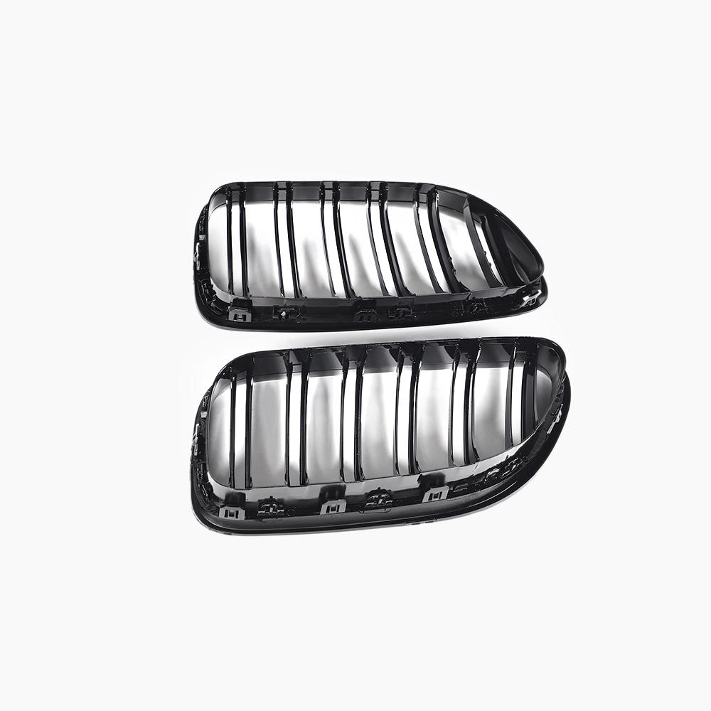 Dual Slat Gloss Black Front Grille for BMW 6 Series F06/F12 (2011–2018)