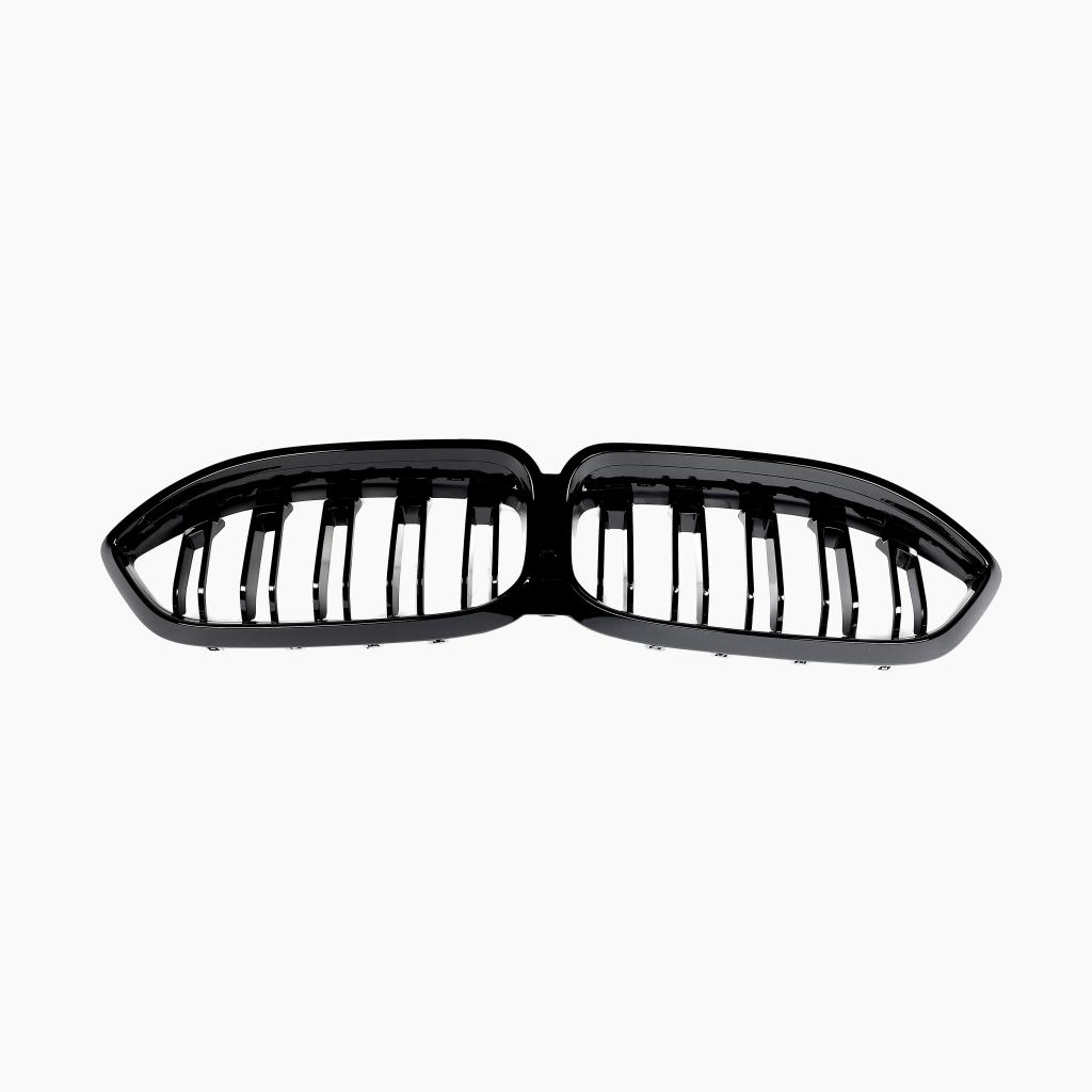 Dual Slat Gloss Black Front Grille for BMW 8 Series G15 (2019+)