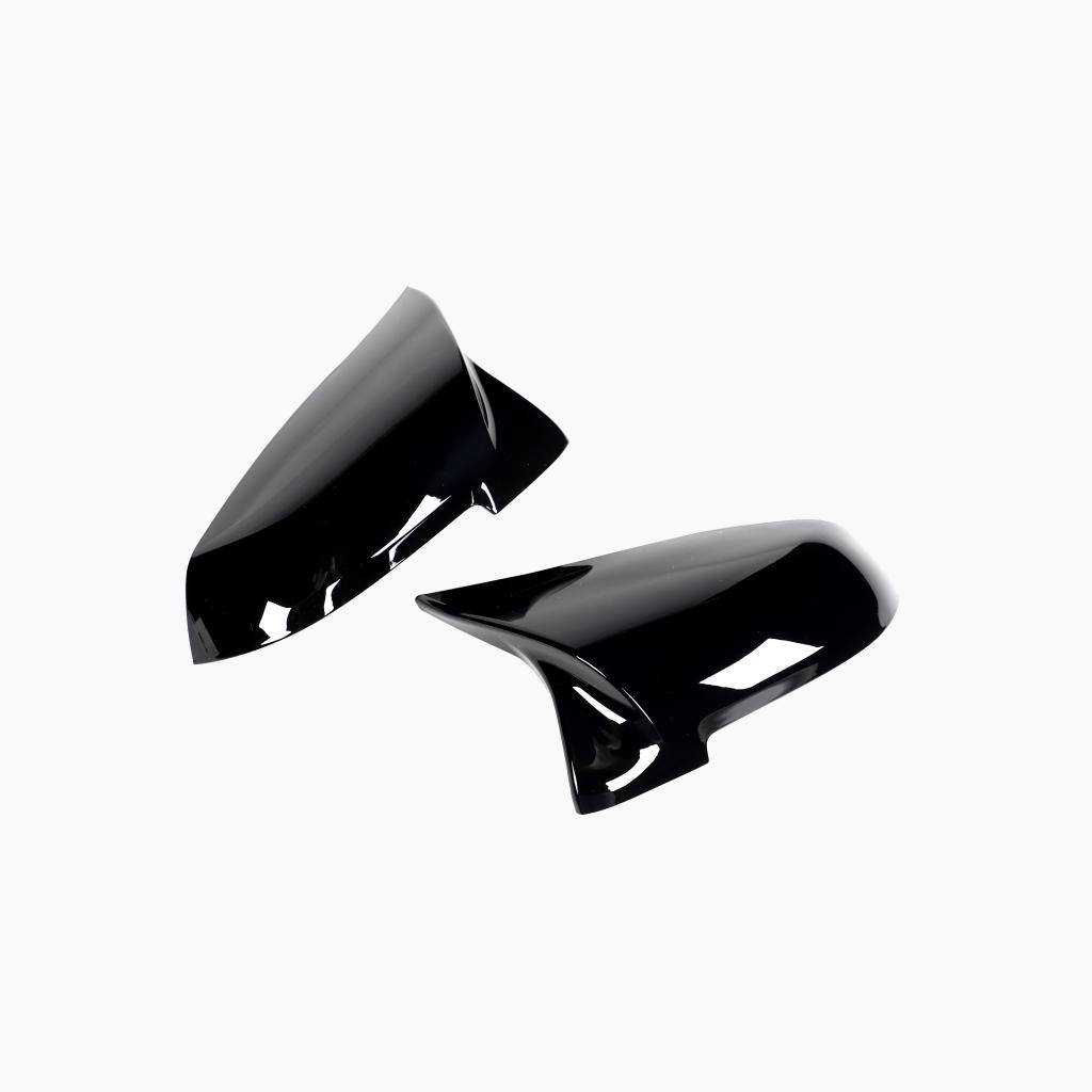 M Style Gloss Black Mirror Caps for BMW 5 Series F10 LCI (2014-2017)
