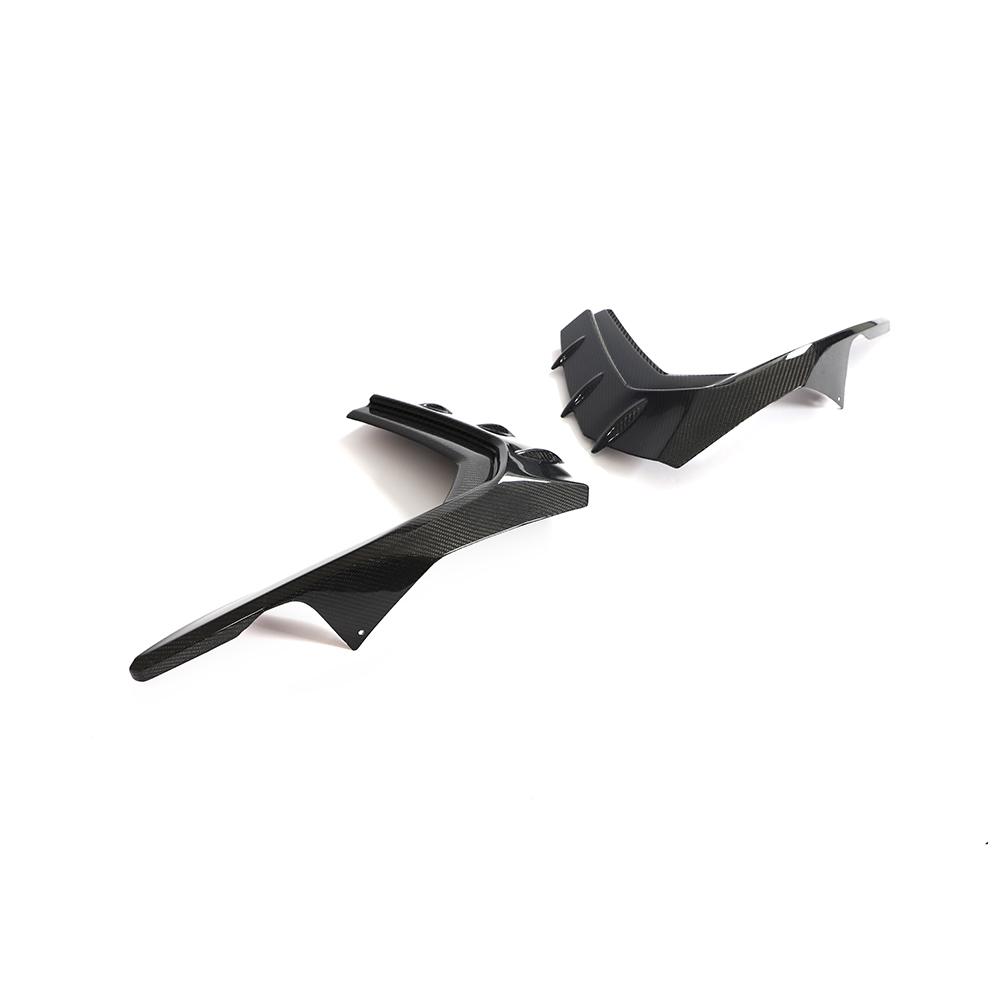 ST Style Carbon Fiber Front Bumper Fins for Audi S3 8Y (2020-2024)