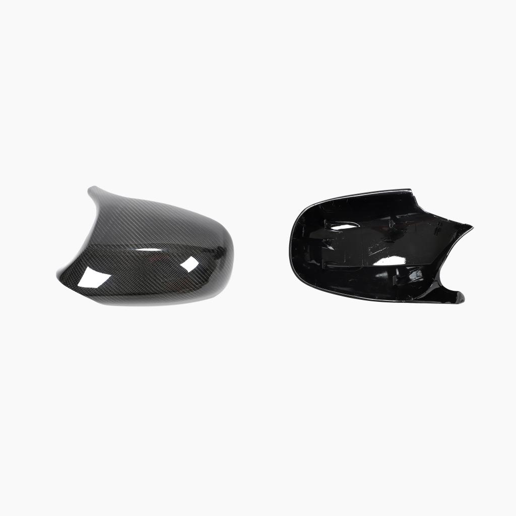 ST Style Carbon Fiber Mirror Cover Caps For BMW 3 Series E90/E91 LCI (2008-2012)