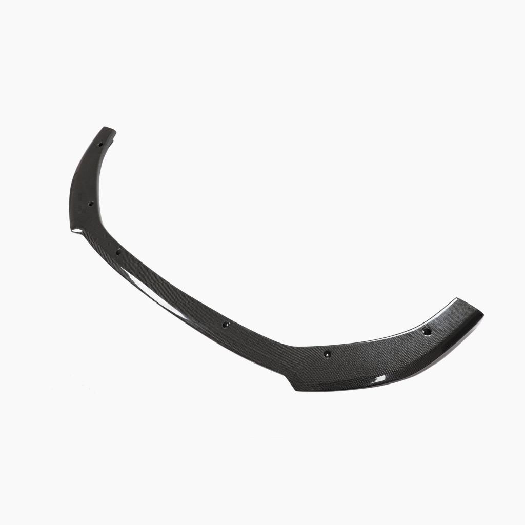 Audi A3 8V Sedan ST Style Carbon Fiber Front Bumper Lip - front view
