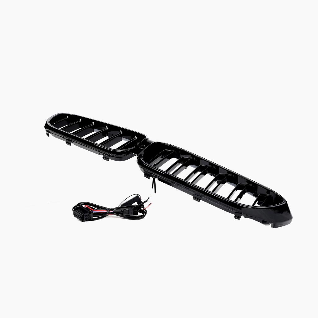 M5 Style Gloss Black LED Front Grille for BMW 5 Series G30/G31 Pre-LCI (2017-2020)