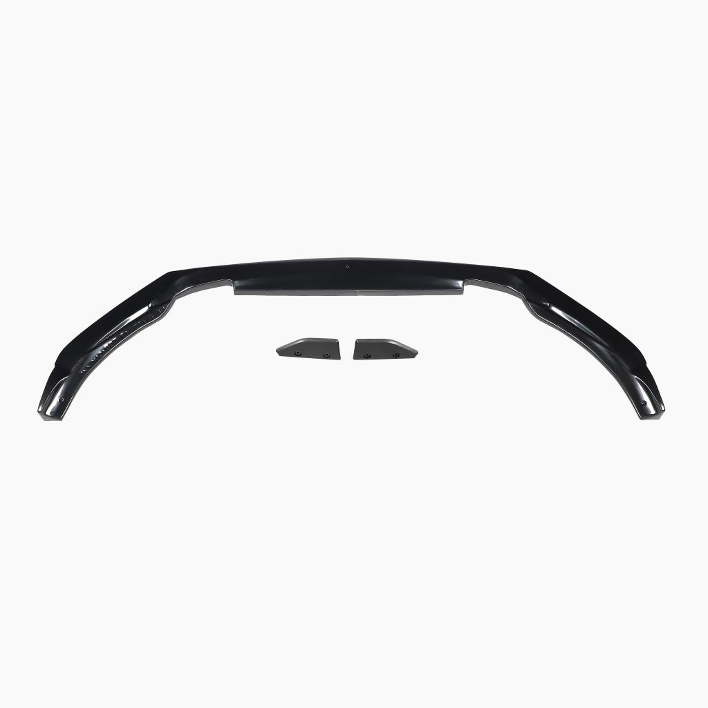 Mercedes Benz A45 Gloss Black Front Lip-full rear view