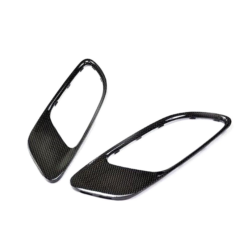 ST Style Carbon Fiber Front Hood Engine Air Vent Trim for BMW 3 Series M3/E90/E92/E93 (2007–2013)