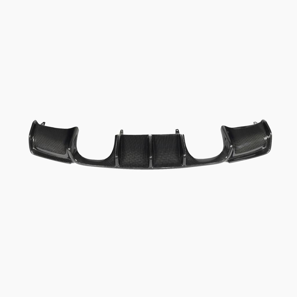 BMW M3 E92 Vorsteiner Style Carbon Fiber Rear Diffuser - front view