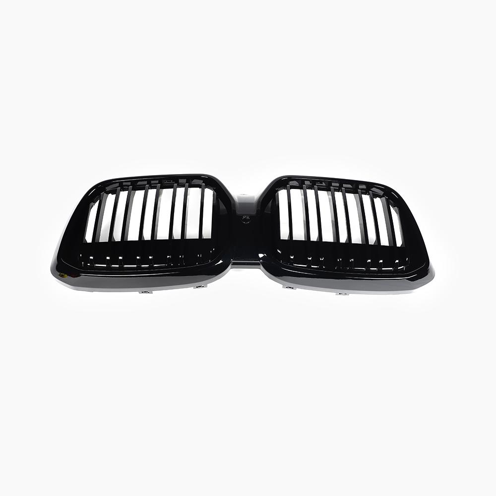 Dual Slat Gloss Black Front Grille for BMW IX3 (2020+)