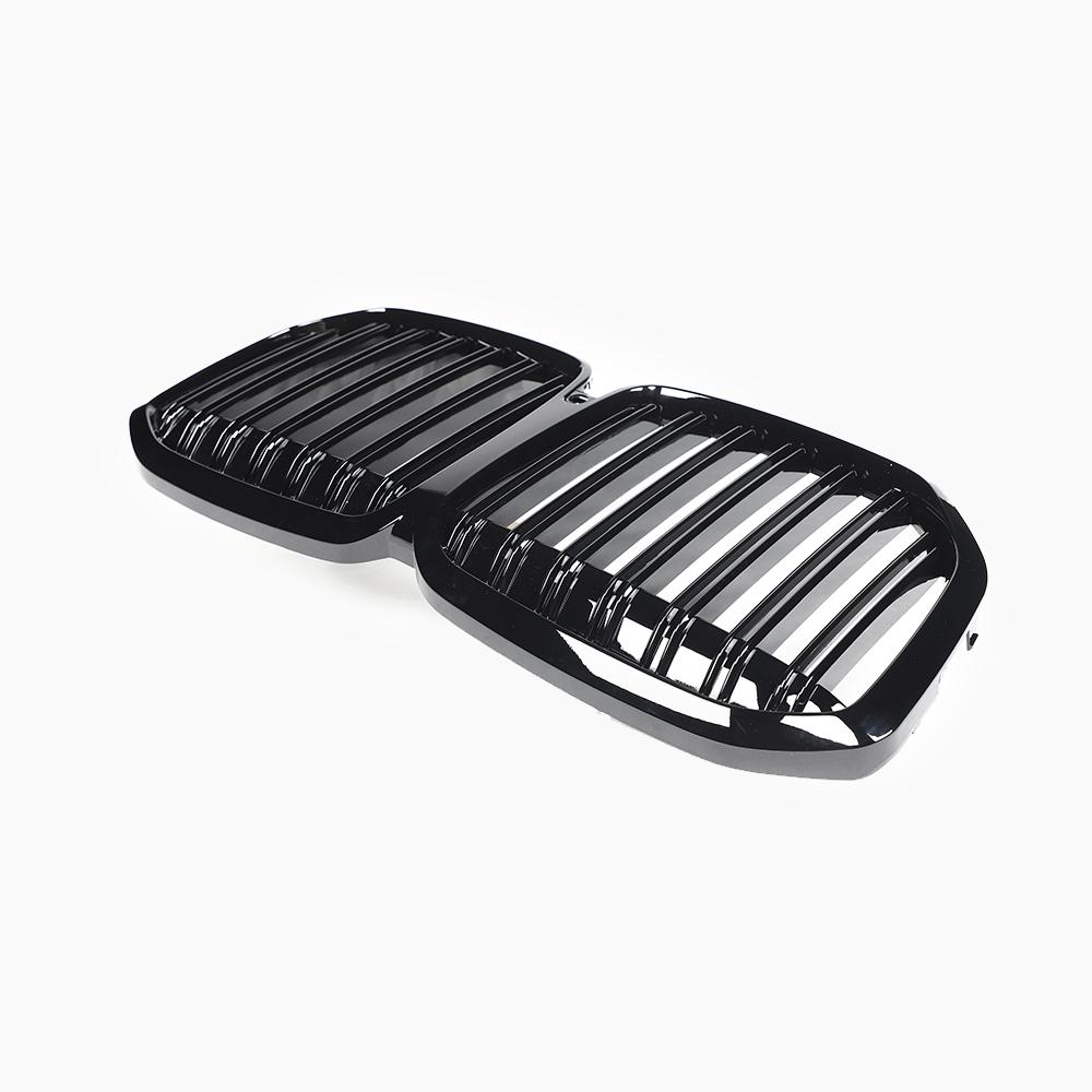 Dual Slat Gloss Black Front Grille for BMW X7 G07 Pre-LCI (2019-2023)