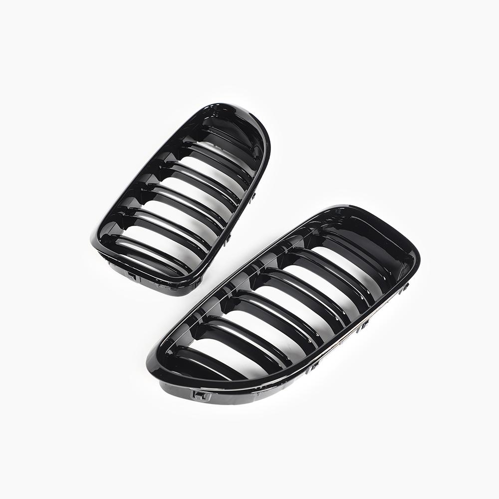 Dual Slat Gloss Black Front Grille for BMW 6 Series F06/F12 (2011–2018)
