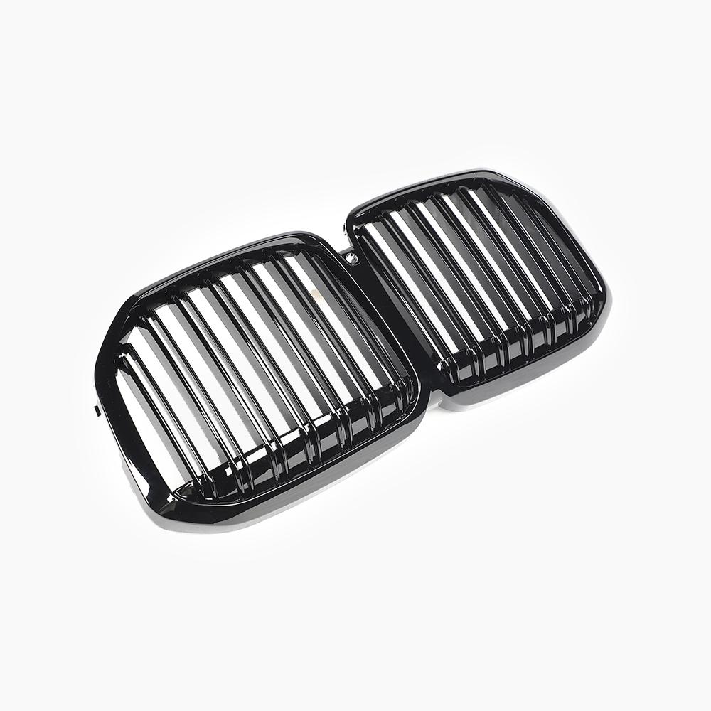 Dual Slat Gloss Black Front Grille for BMW X7 G07 Pre-LCI (2019-2023)