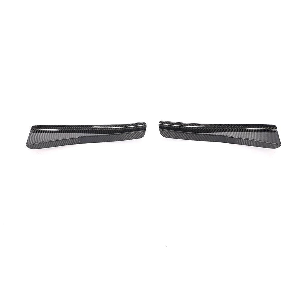 ST Style Carbon Fiber Front Bumper Canards for BMW 3 Series M3 E90/E92/E93 (2007–2013)