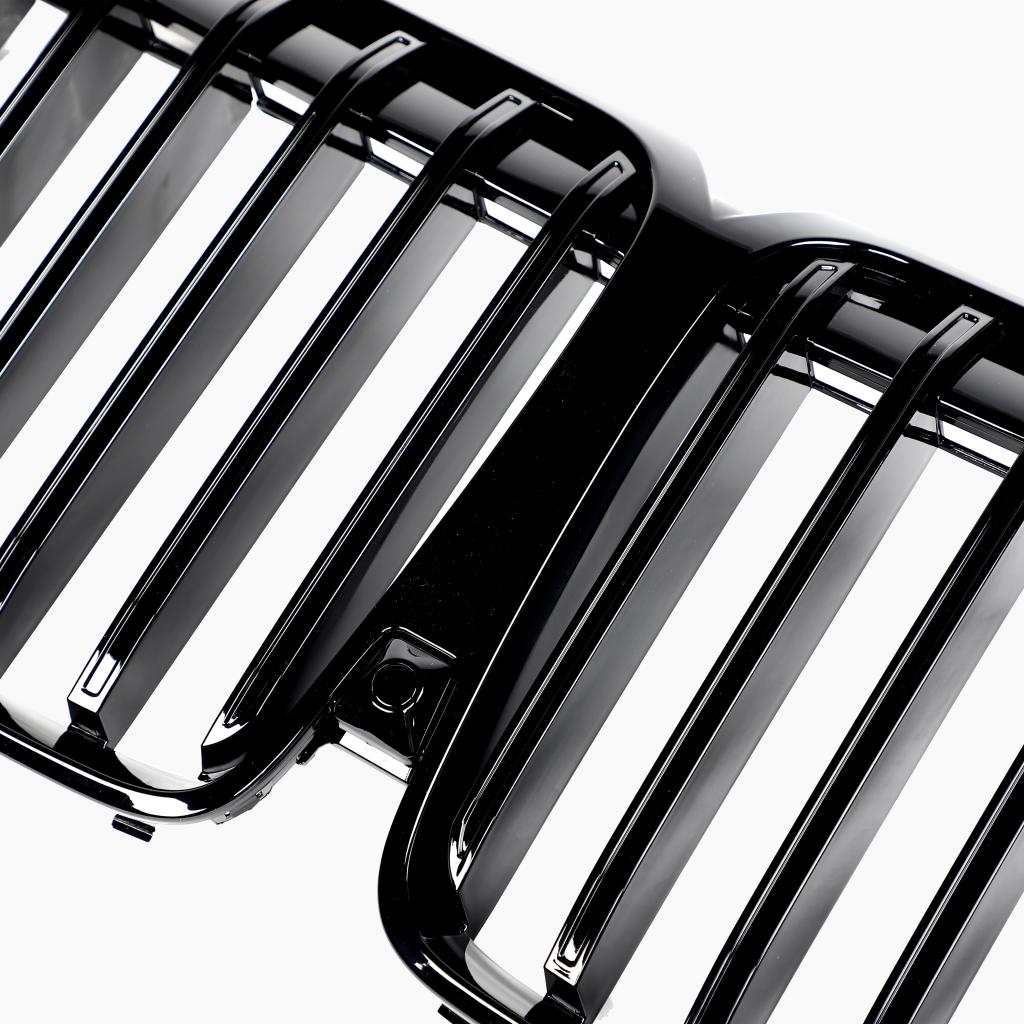 Single Slat Gloss Black Front Grille for BMW X7 G07 LCI (2023+)