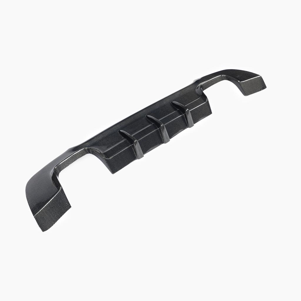 JC Style Carbon Fiber Rear Diffuser for BMW 3 Series E92 LCI M Sport (2010-2013)