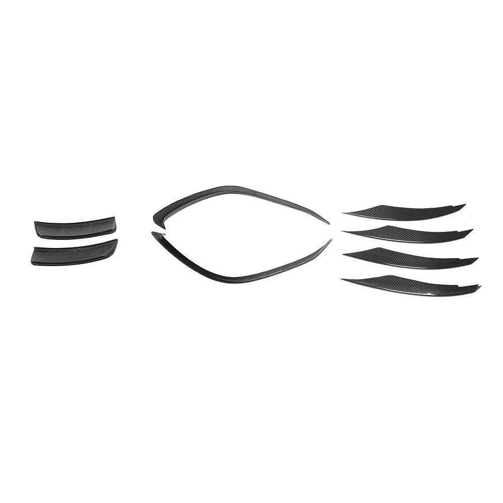 ST Style Carbon Fiber Fog Light Cover for Mercedes Benz A-Class W177 Sport Pre-Facelift Sedan (2018-2022)