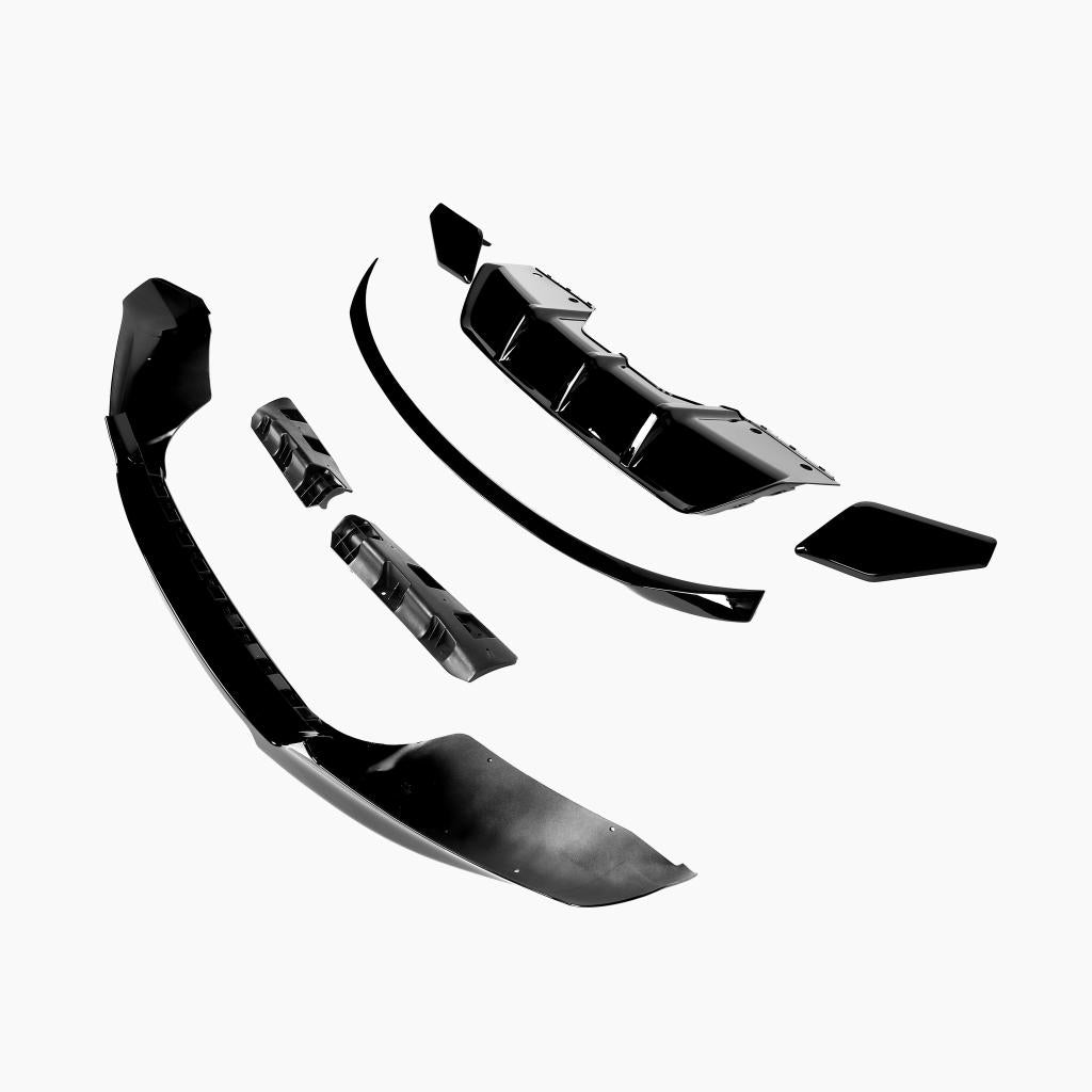 Performance Style Gloss Black Aero Kit for BMW X6 F16 M Sport (2014-2019)