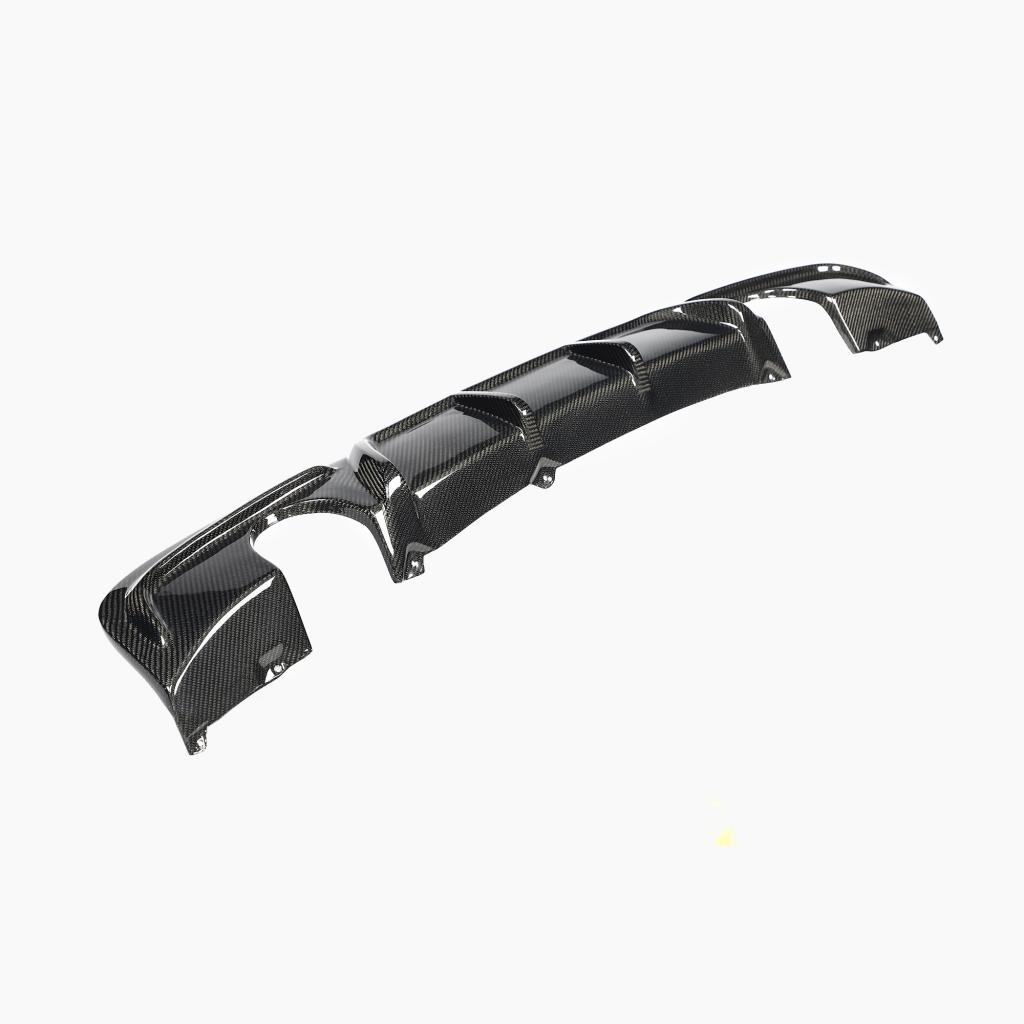 V Style Carbon Fiber Rear Diffuser for BMW 3 Series E90 M Sport (2005-2012)