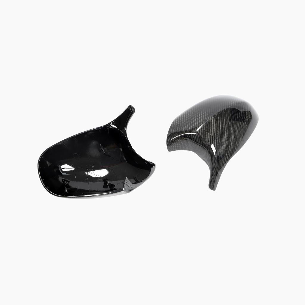 ST Style Carbon Fiber Mirror Cover Caps For BMW 3 Series E90/E91 LCI (2008-2012)