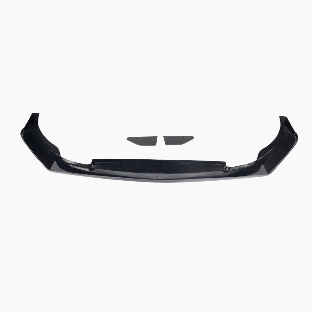 Mercedes Benz A45 Gloss Black Front Lip-full back view
