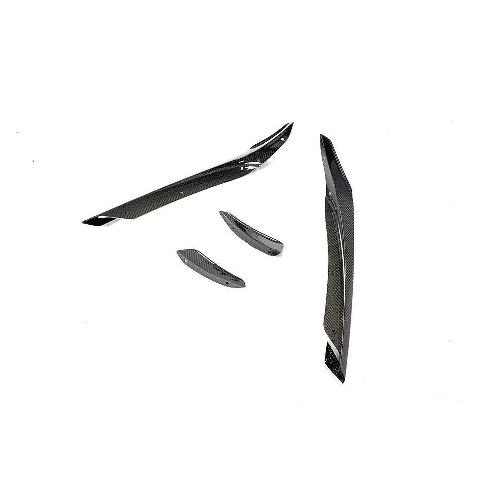ST Style Carbon Fiber Front Canards for Mercedes Benz A-Class W176 Sport/A45 AMG Facelift (2016-2018)