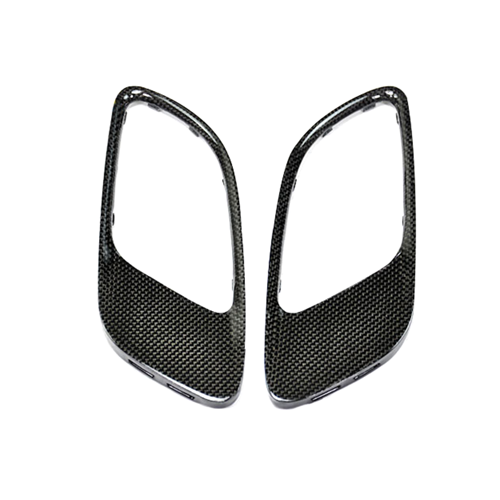 ST Style Carbon Fiber Front Hood Engine Air Vent Trim for BMW 3 Series M3/E90/E92/E93 (2007–2013)