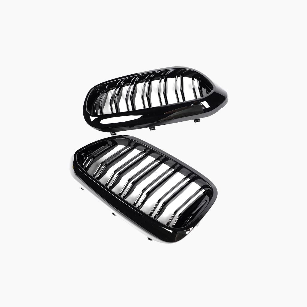 Dual Slat Gloss Black Front Grille for BMW 5 Series G30/G31 Pre-LCI (2017-2020)