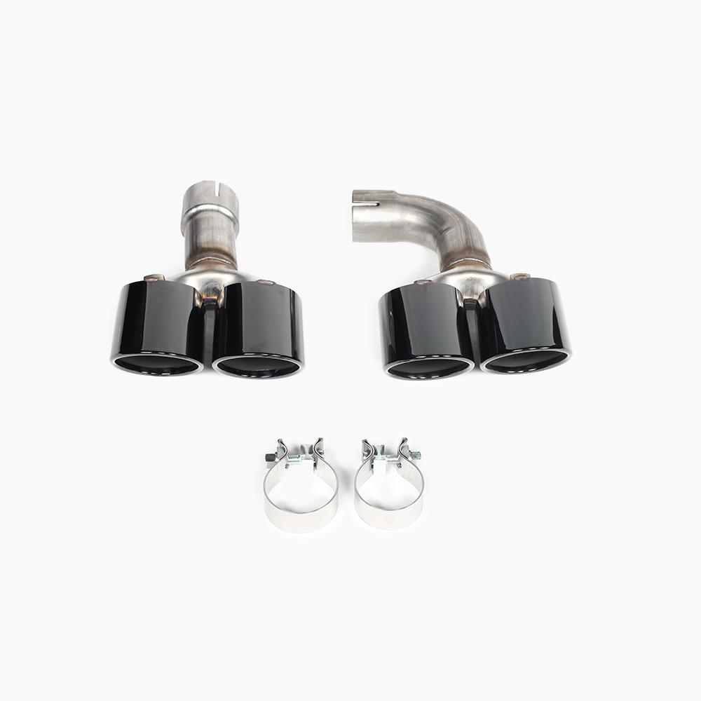 Gloss Black Exhaust Tips for BMW X4 G02 Pre-LCI M Sport (2018-2021)