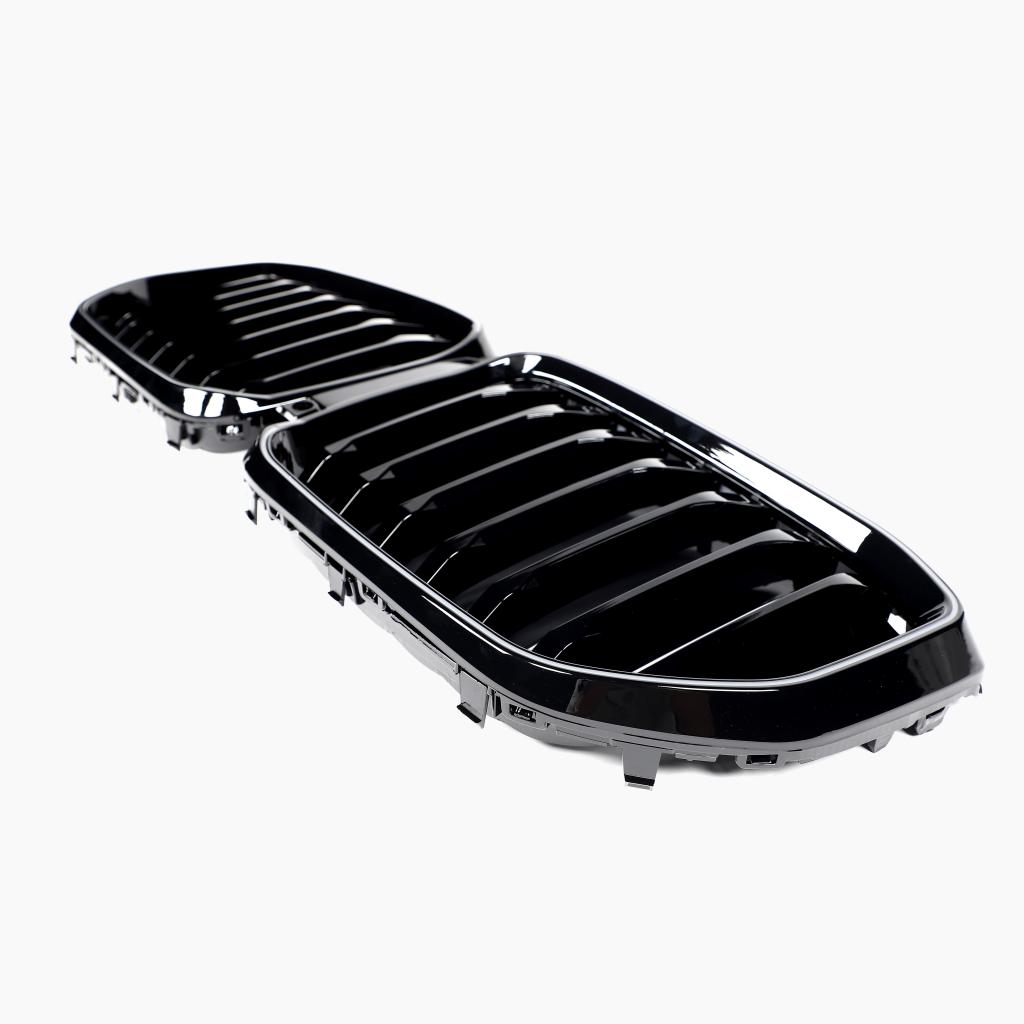 Dual Slat Gloss Black LED Front Grille for BMW X5 G05 LCI (2023+)