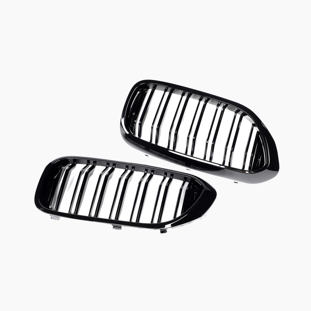 Dual Slat Gloss Black Front Grille for BMW 5 Series G30/G31 Pre-LCI (2017-2020)