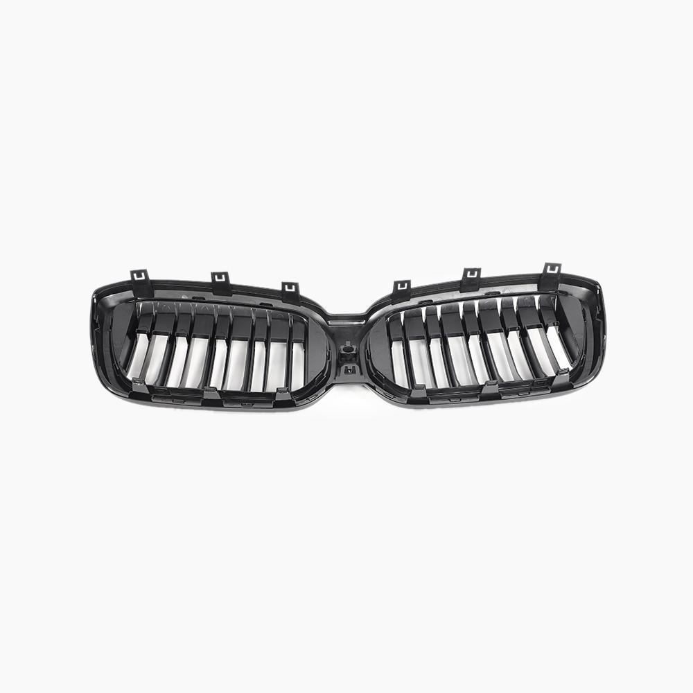 Dual Slat Gloss Black Front Grille for BMW IX3 (2020+)